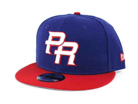 2017 World Baseball Classic Puerto Rico New Era 9Fifty Snapback Hat (TEAM COLORS)