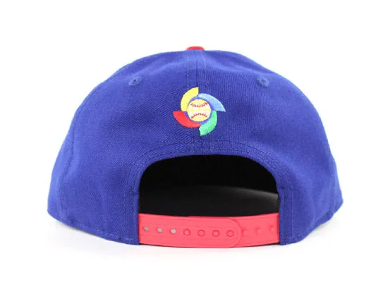 2017 World Baseball Classic Puerto Rico New Era 9Fifty Snapback Hat (TEAM COLORS)