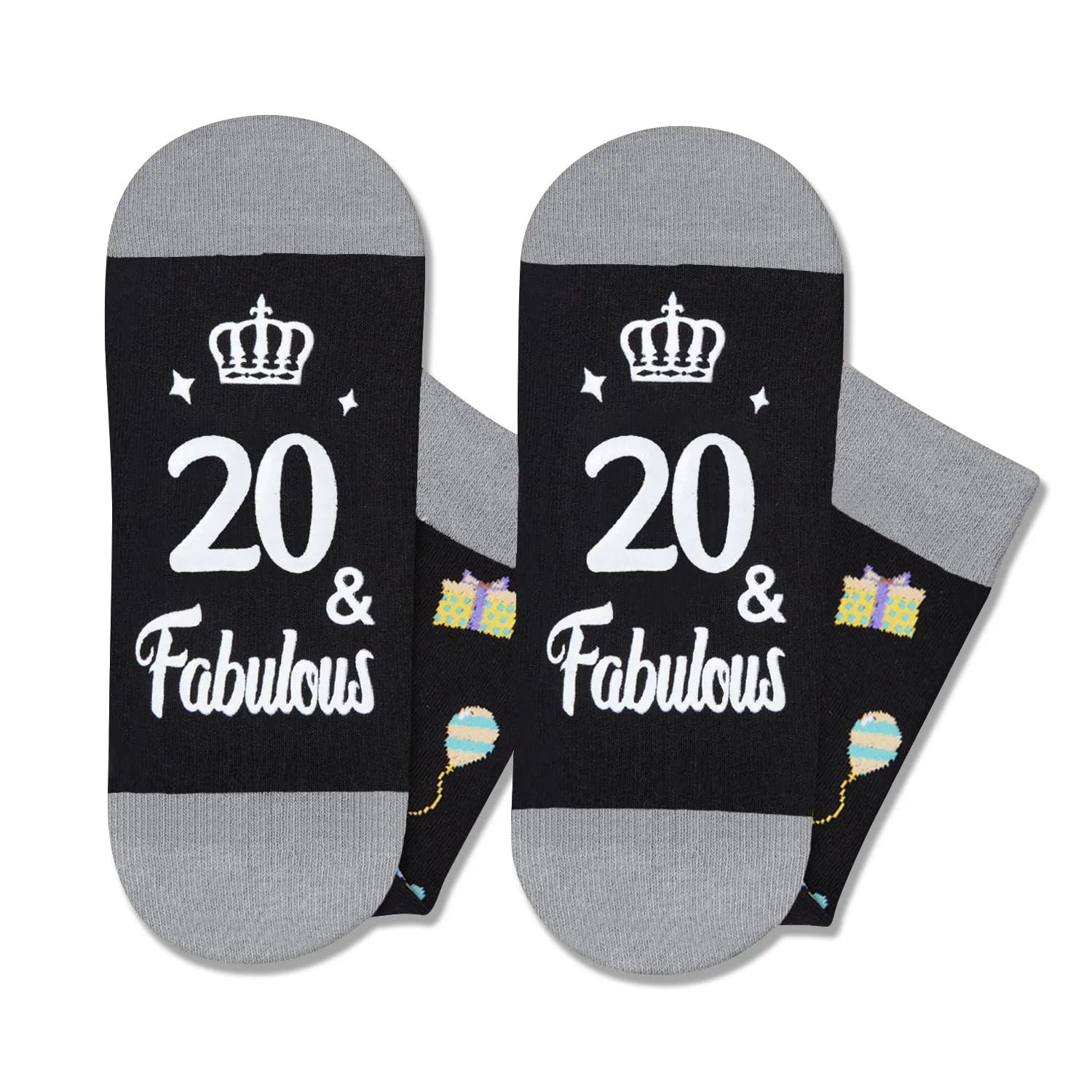 20th Birthday Gifts Socks Ideas - Gifts for 20 Year Old Woman Man Best Gifts for 20 Year Old Male Female, Gifts Greeting Card