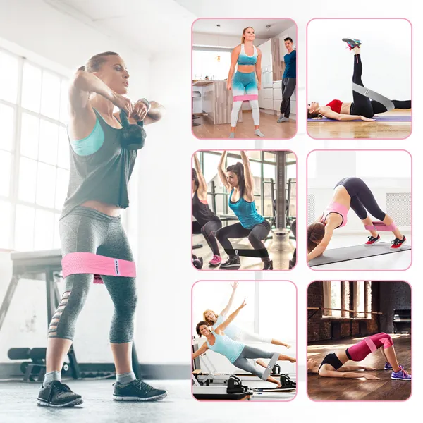 3 Pack Set Resistance Exercise Bands