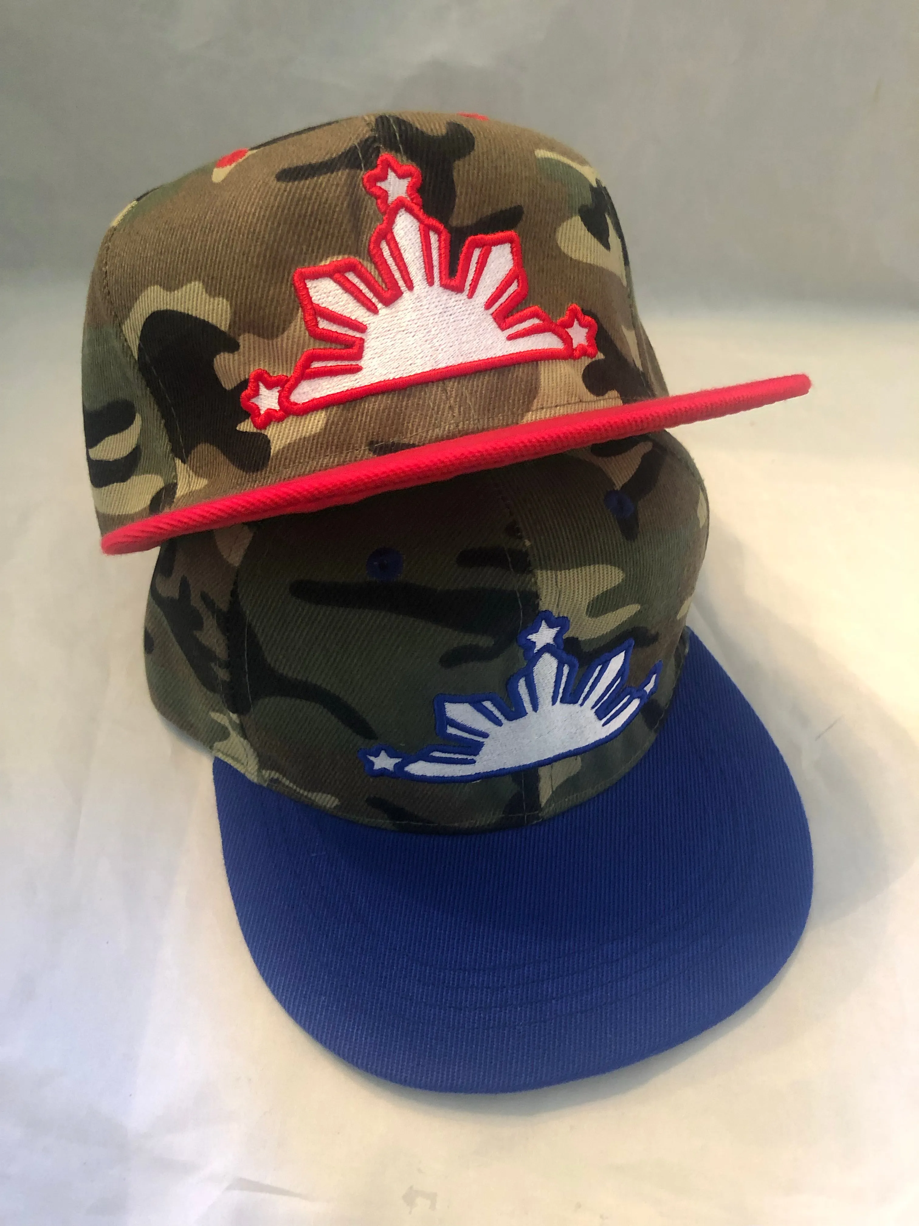 3 Stars and Sun Camo Hats