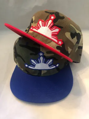 3 Stars and Sun Camo Hats