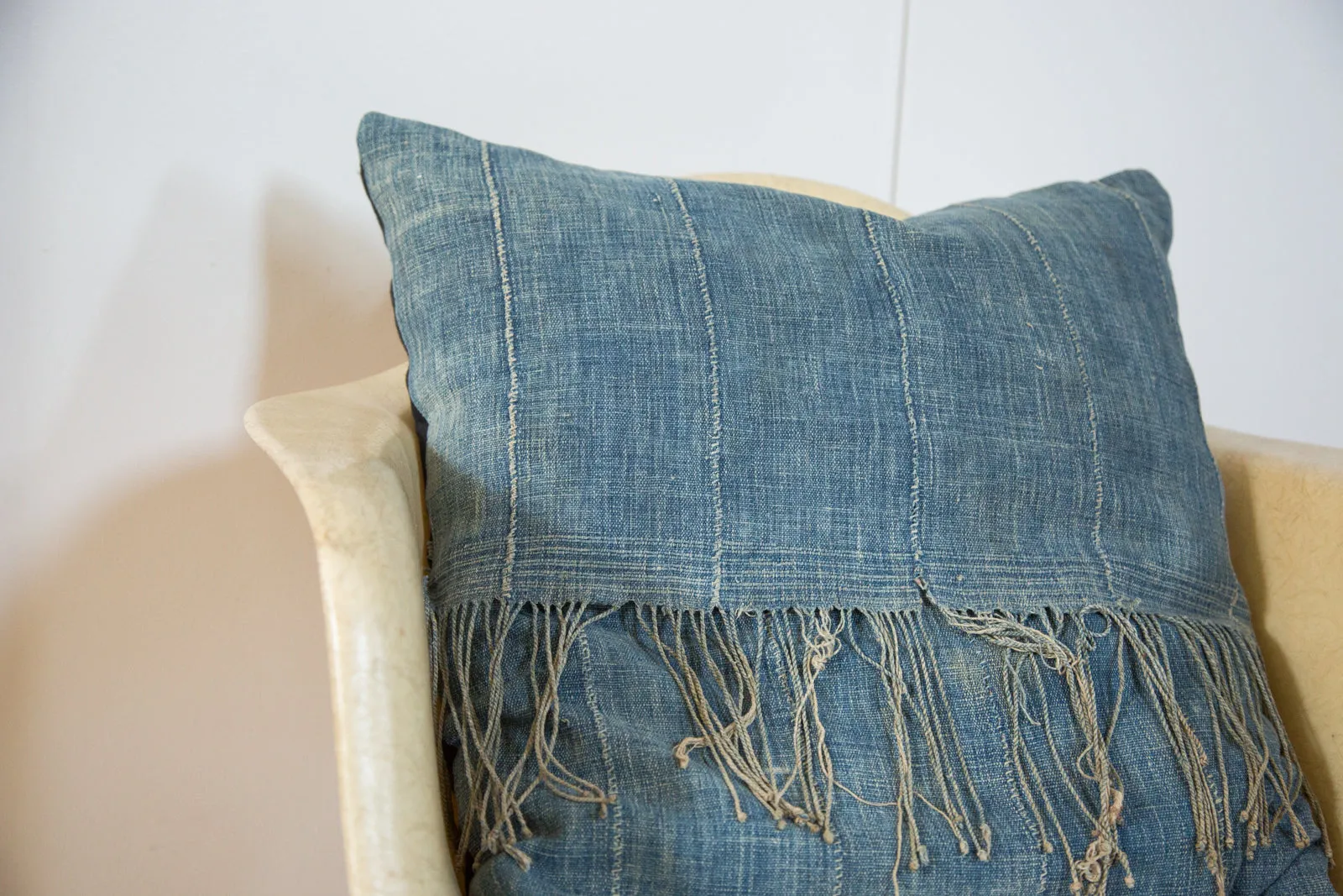 African Indigo Handmade Pillow