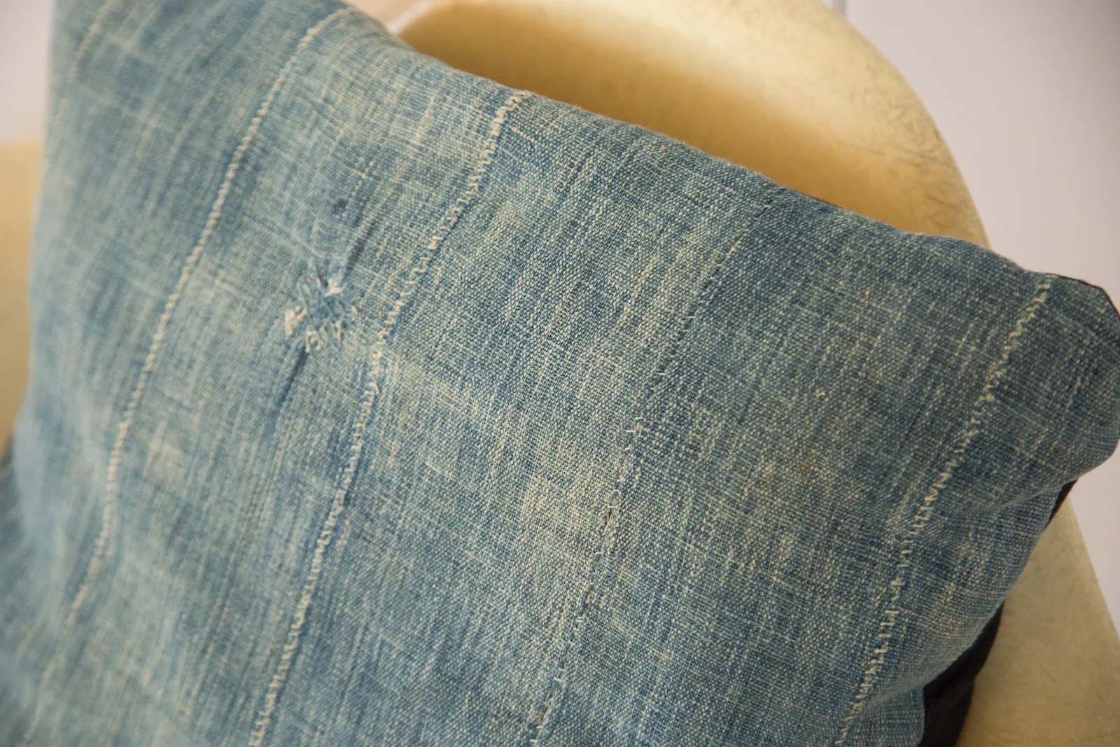 African Indigo Handmade Pillow