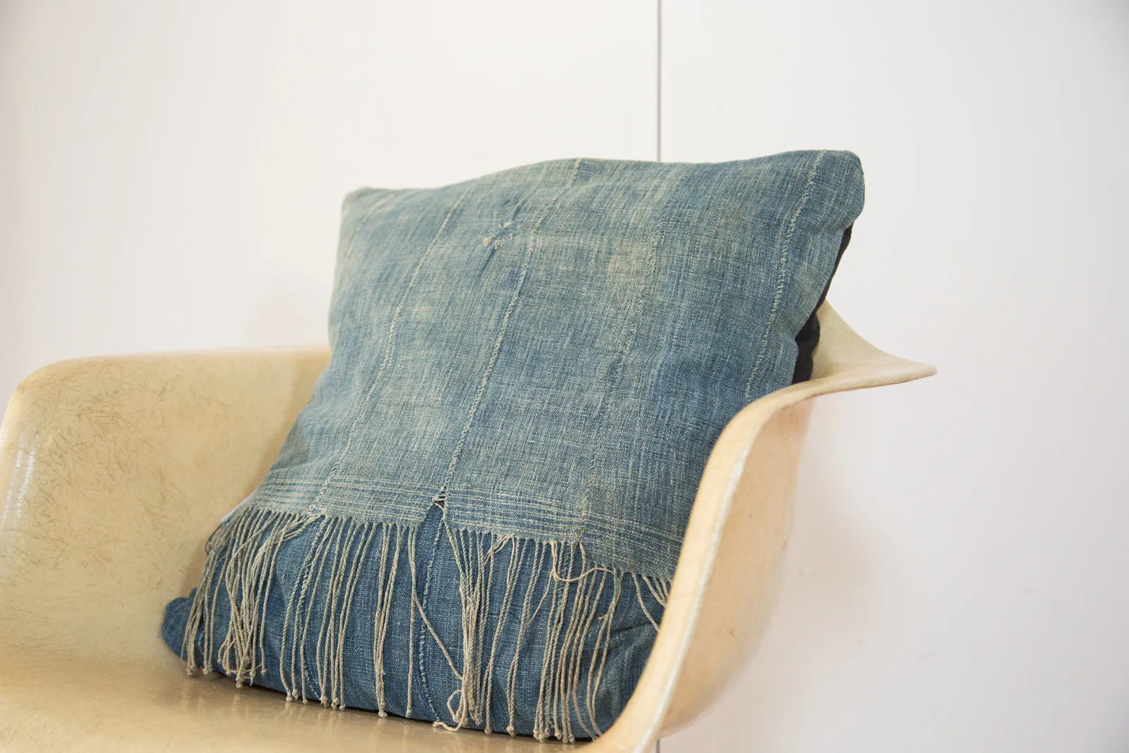 African Indigo Handmade Pillow