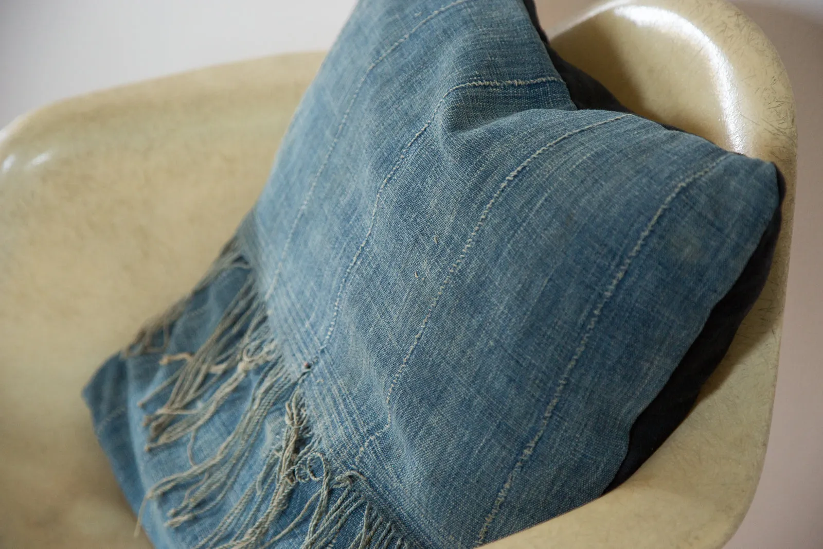 African Indigo Handmade Pillow