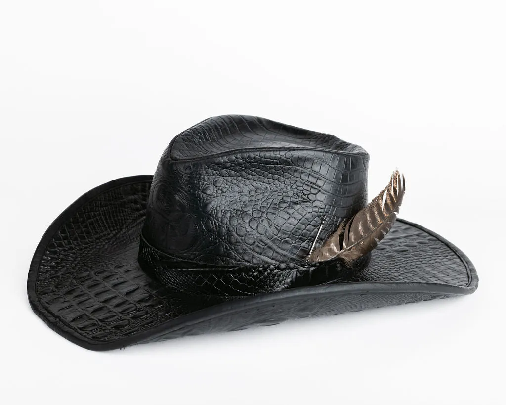 Alligator Leather Hat