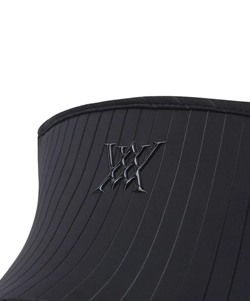 Anew Women's Stripe Visor - Black