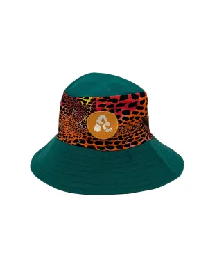 ASHLEEN CASTILLO - Caribe Bucket Hat - Cheetah Green Top
