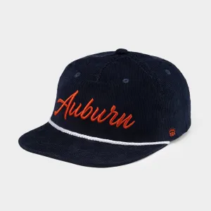 Auburn Tigers Retro Script Corduroy Hat