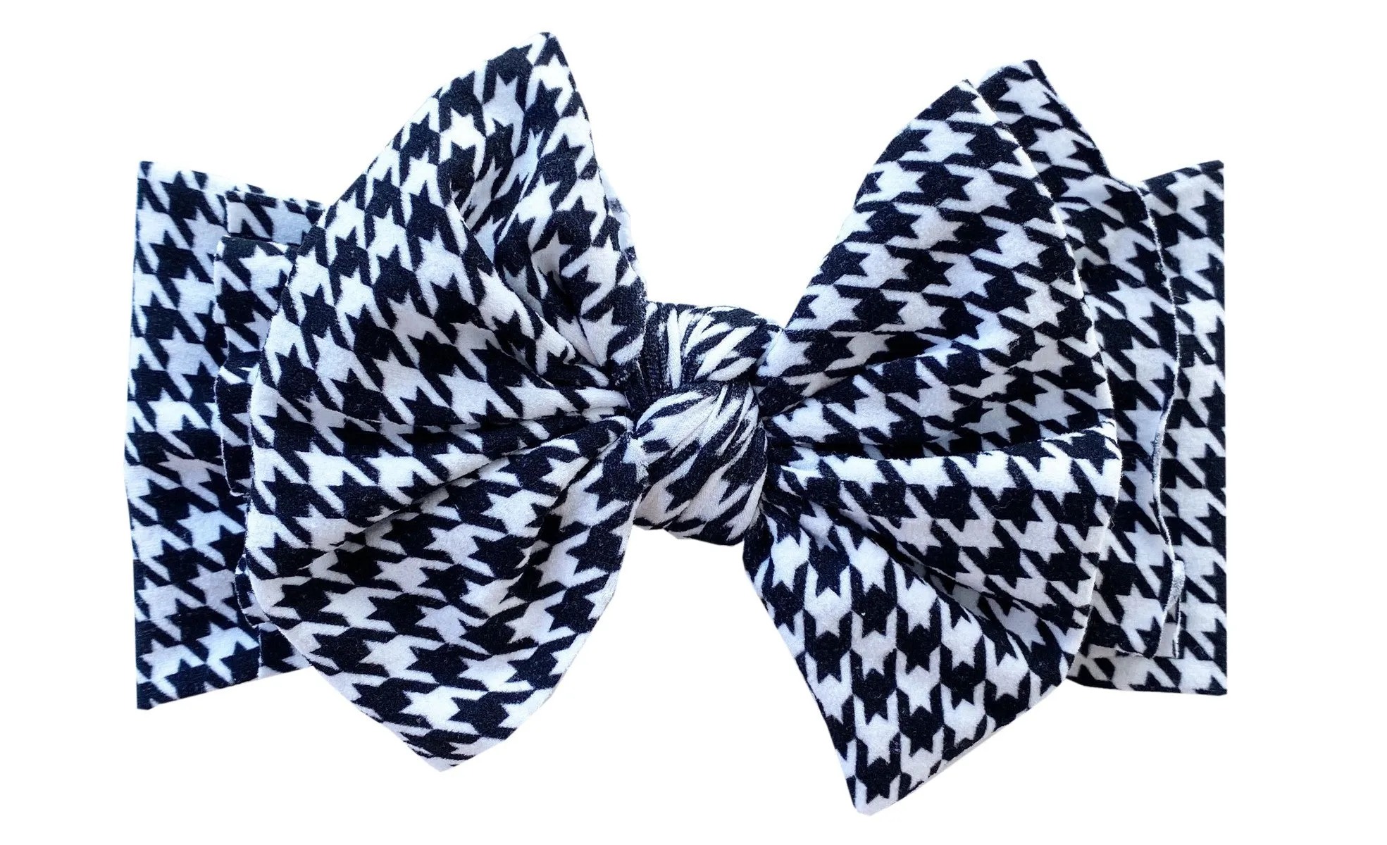 Baby Bling Houndstooth Printed FAB-BOW-LOUS