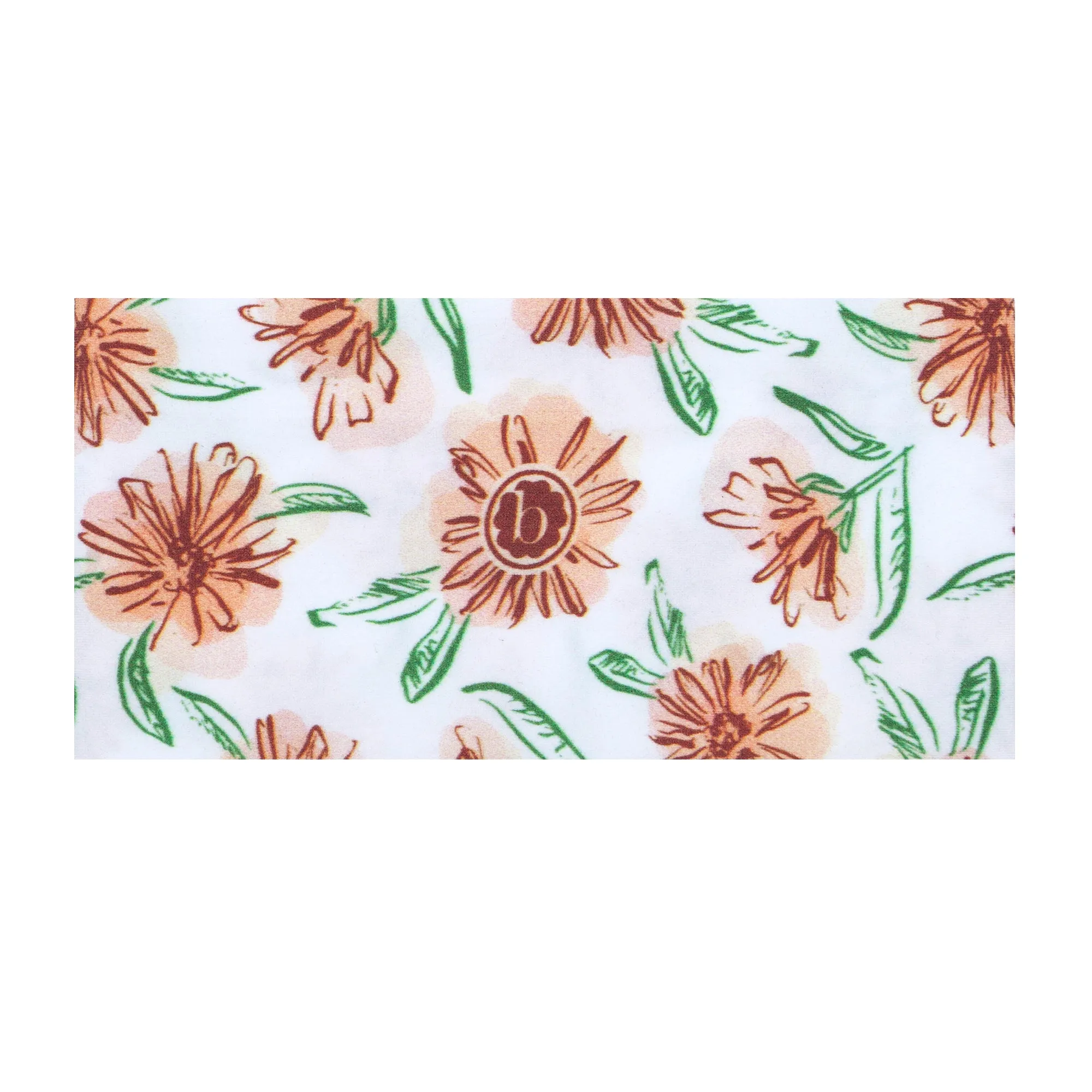 Baby Bling Saffron Printed Knot Headband