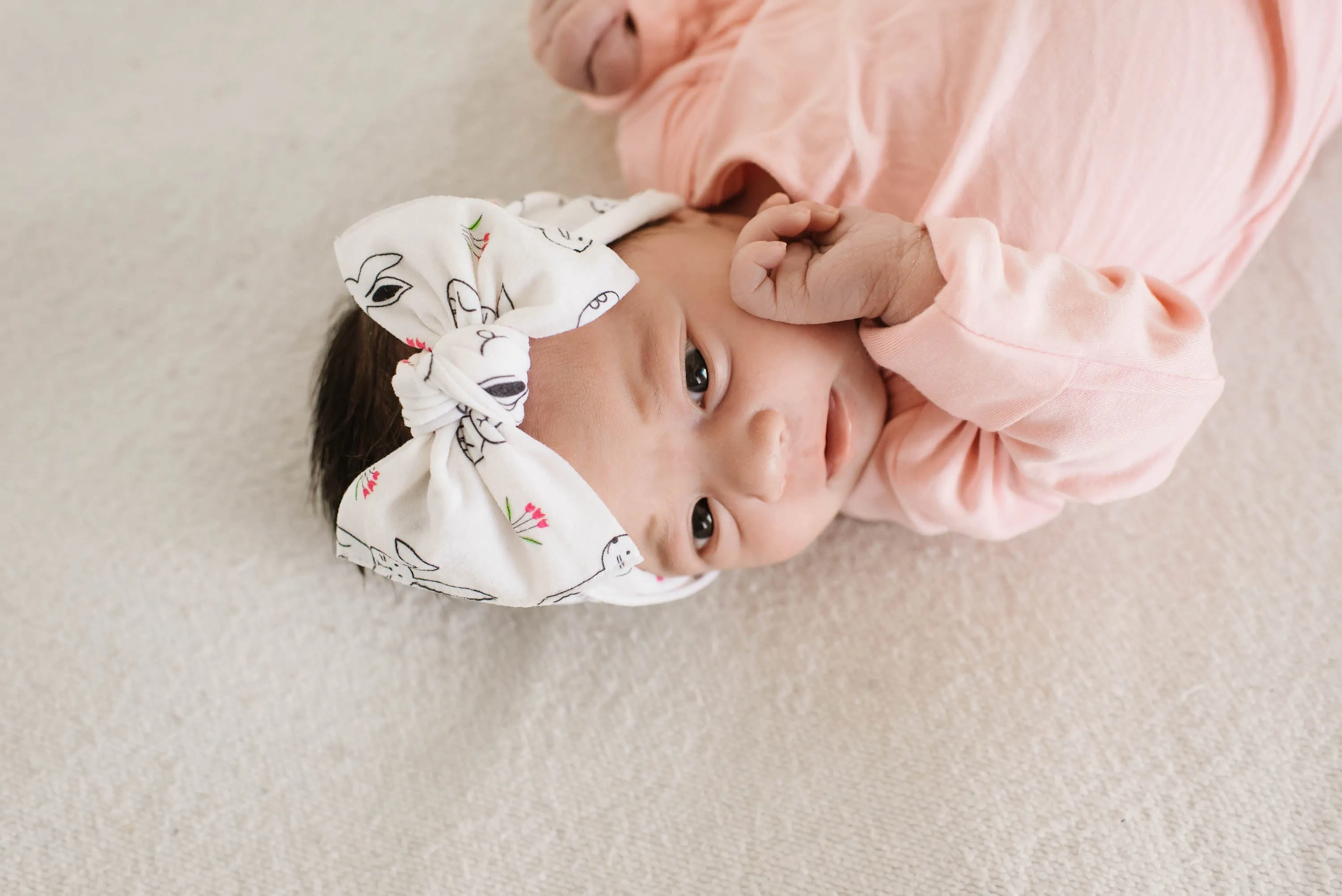 Baby Bling Thumper Printed Knot Headband