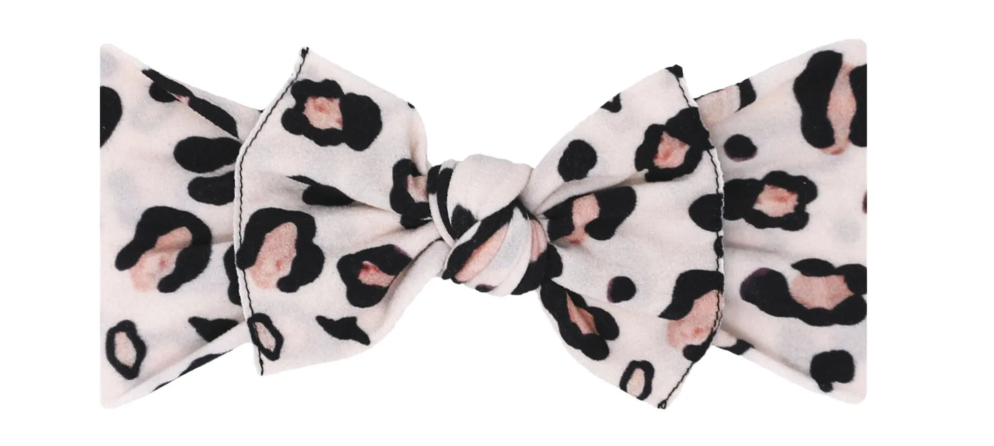 Baby Bling Wildcat Printed Knot Headband