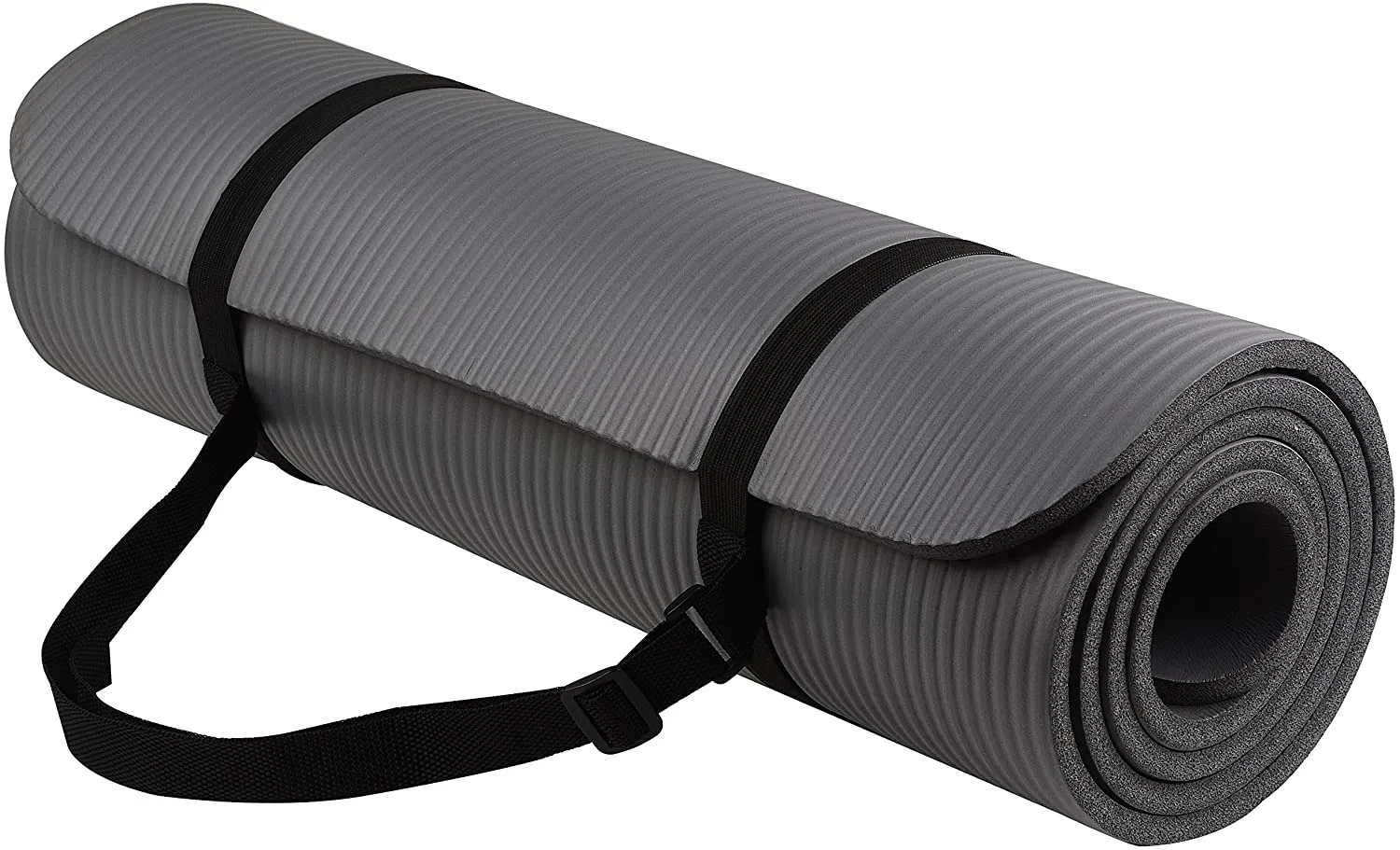 BalanceFrom GoYoga All-Purpose 1/2-Inch Extra Thick High Density Anti-Tear Exercise Yoga Mat with Carrying Strap and Yoga Blocks