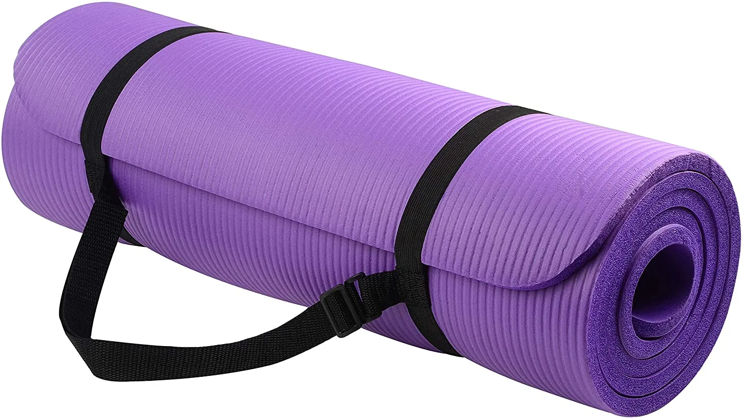 BalanceFrom GoYoga All-Purpose 1/2-Inch Extra Thick High Density Anti-Tear Exercise Yoga Mat with Carrying Strap and Yoga Blocks