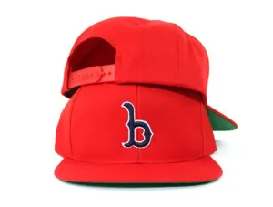 Bali Snapback hat (Red Navy White Green Under Brim)
