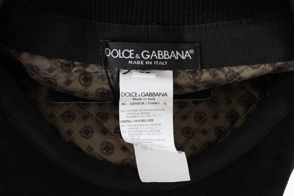Black Cotton Newsboy Cap