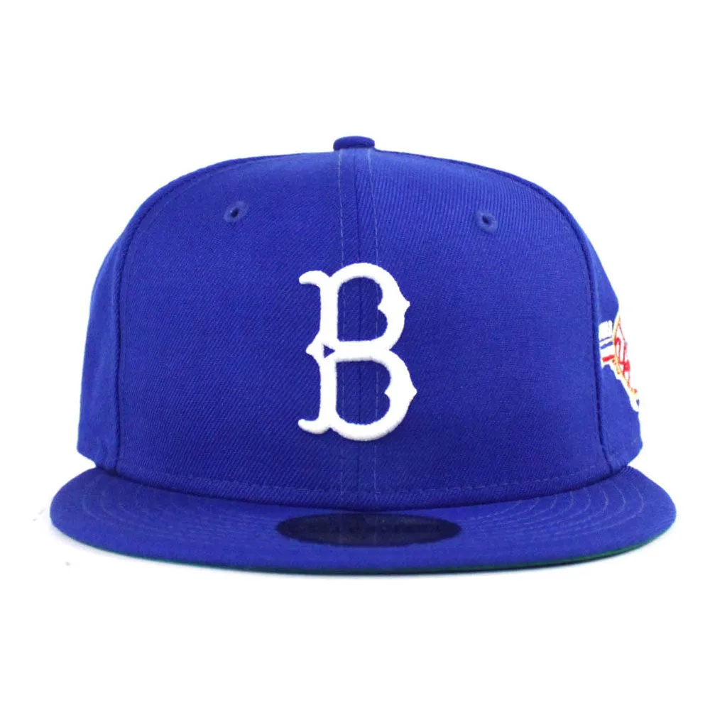 Brooklyn Dodgers 1947 World Series 59Fifty New Era Fitted Hat (Blue Green Under Brim)