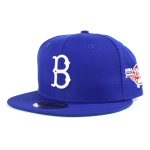 Brooklyn Dodgers 1947 World Series 59Fifty New Era Fitted Hat (Blue Green Under Brim)