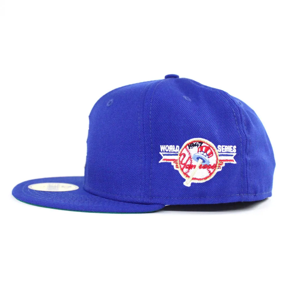 Brooklyn Dodgers 1947 World Series 59Fifty New Era Fitted Hat (Blue Green Under Brim)
