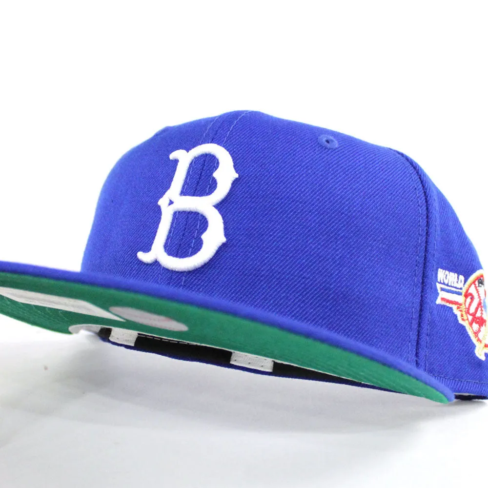 Brooklyn Dodgers 1947 World Series 59Fifty New Era Fitted Hat (Blue Green Under Brim)