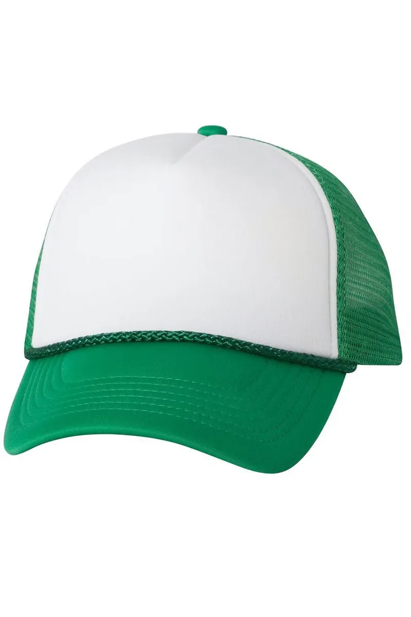 Bubble Clover Retro Foam Mesh Back Trucker Cap