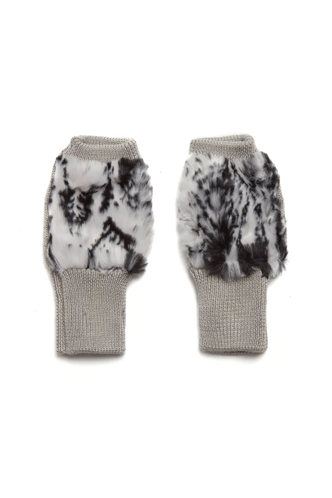 Buffalo Mittens Grey