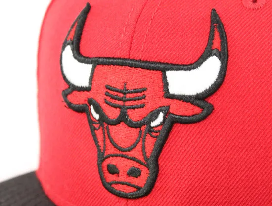 Chicago Bulls New Era 59Fifty Fitted Hat (Red Black Gray Under Brim)