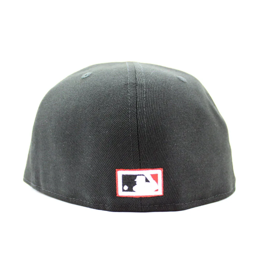 Cincinnati Reds 2015 All Star Game New Era 59Fifty Fitted Hat (Black Red with Pink Under Brim)