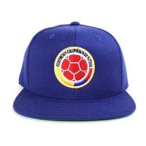Colombia Crest Snapback Hat (Blue Green Under Brim)