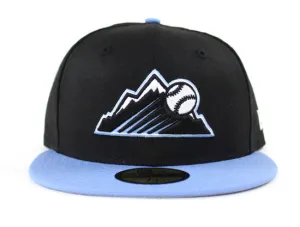 Colorado Rockies New Era 59Fifty Fitted Hat (Air Jordan 6 UNC Gray Under Brim)
