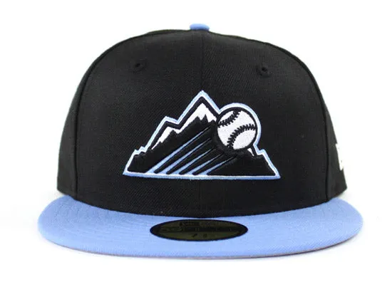 Colorado Rockies New Era 59Fifty Fitted Hat (Air Jordan 6 UNC Gray Under Brim)