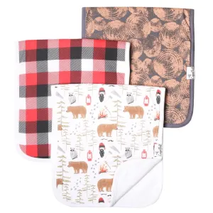 Copper Pearl Burp Cloth-Lumberjack