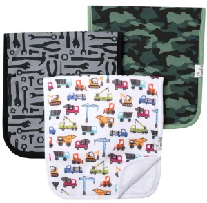 Copper Pearl Diesel Premium Burp Cloth Set