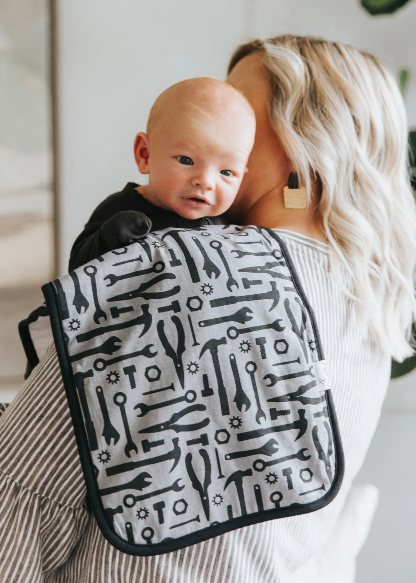Copper Pearl Diesel Premium Burp Cloth Set