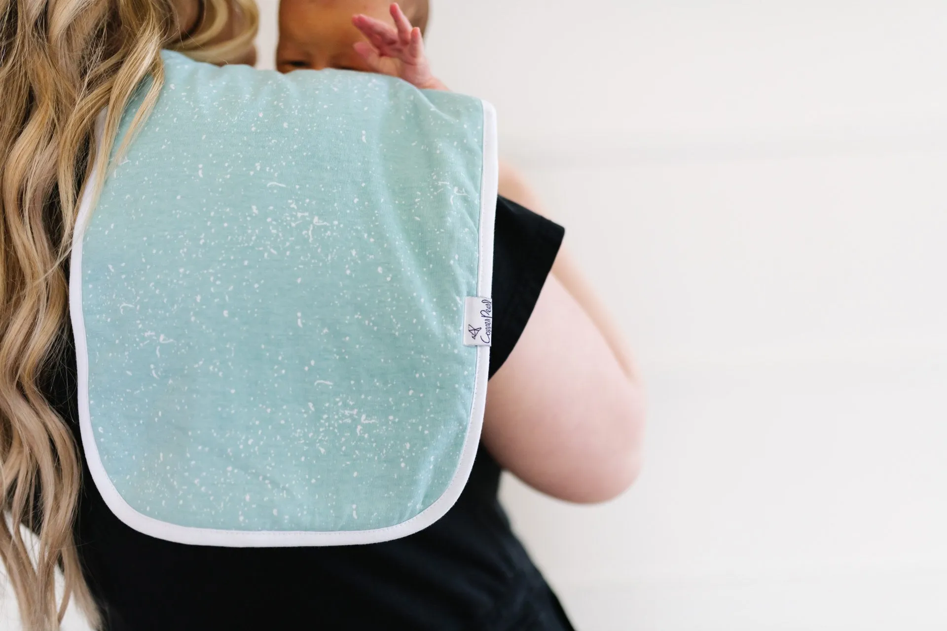 Copper Pearl Nautical Premium Burp Cloth Set