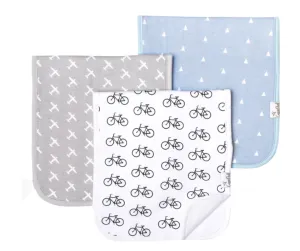 Copper Pearl Single Burp Cloth- Cruise