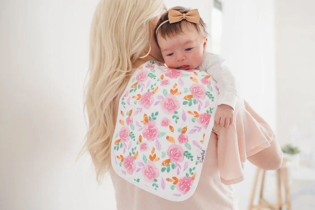 Copper Pearl Summer Premium Burp Cloth Set