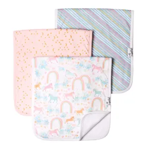 Copper Pearl Whimsy Premium Burp Cloth Set