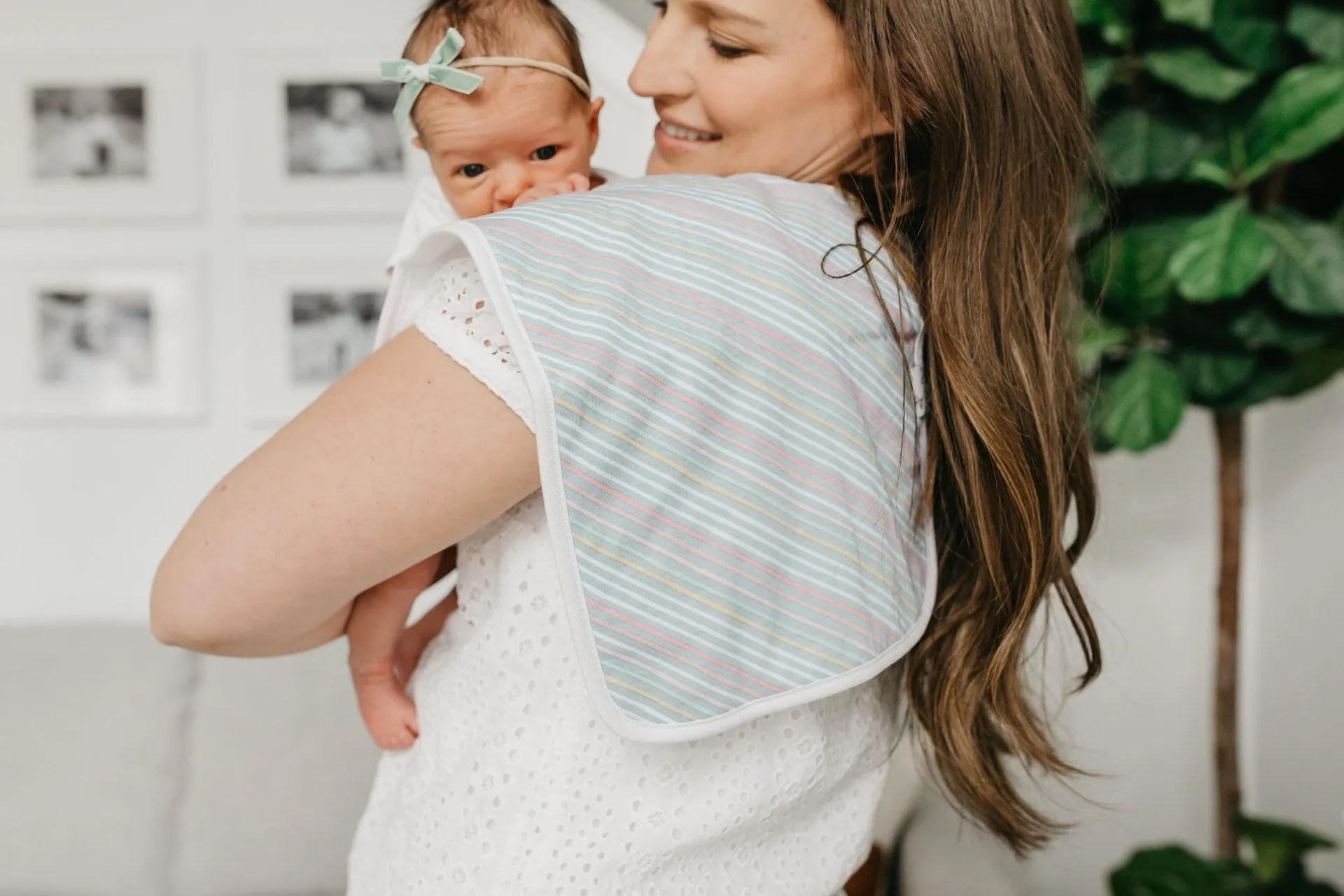 Copper Pearl Whimsy Premium Burp Cloth Set