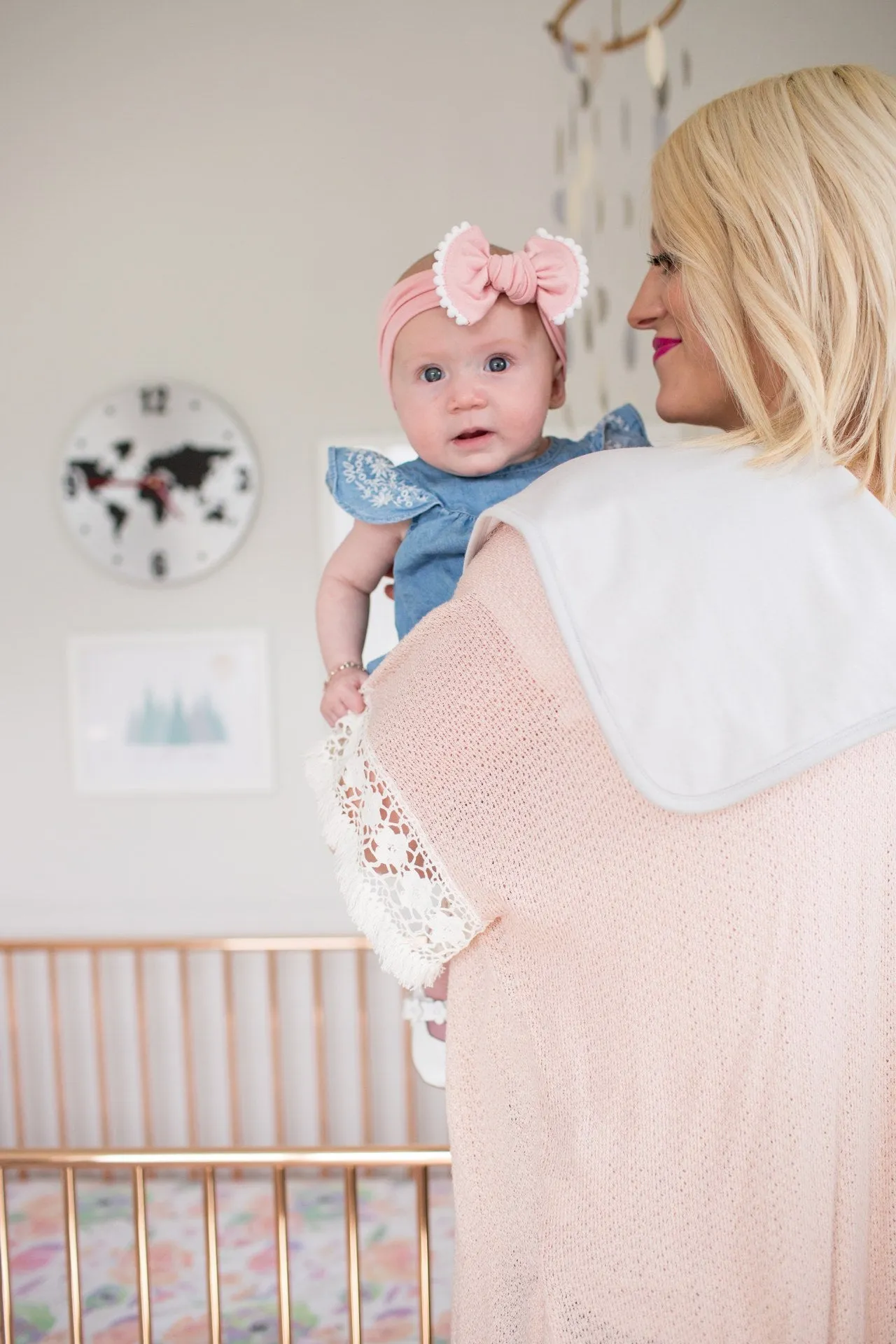 Copper Pearl White Basics Burp Cloth Set