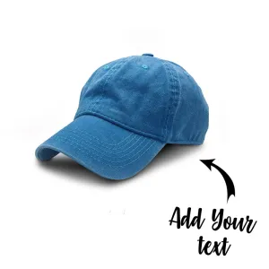 Custom Baseball Hat Custom Embroidered Hats with Text