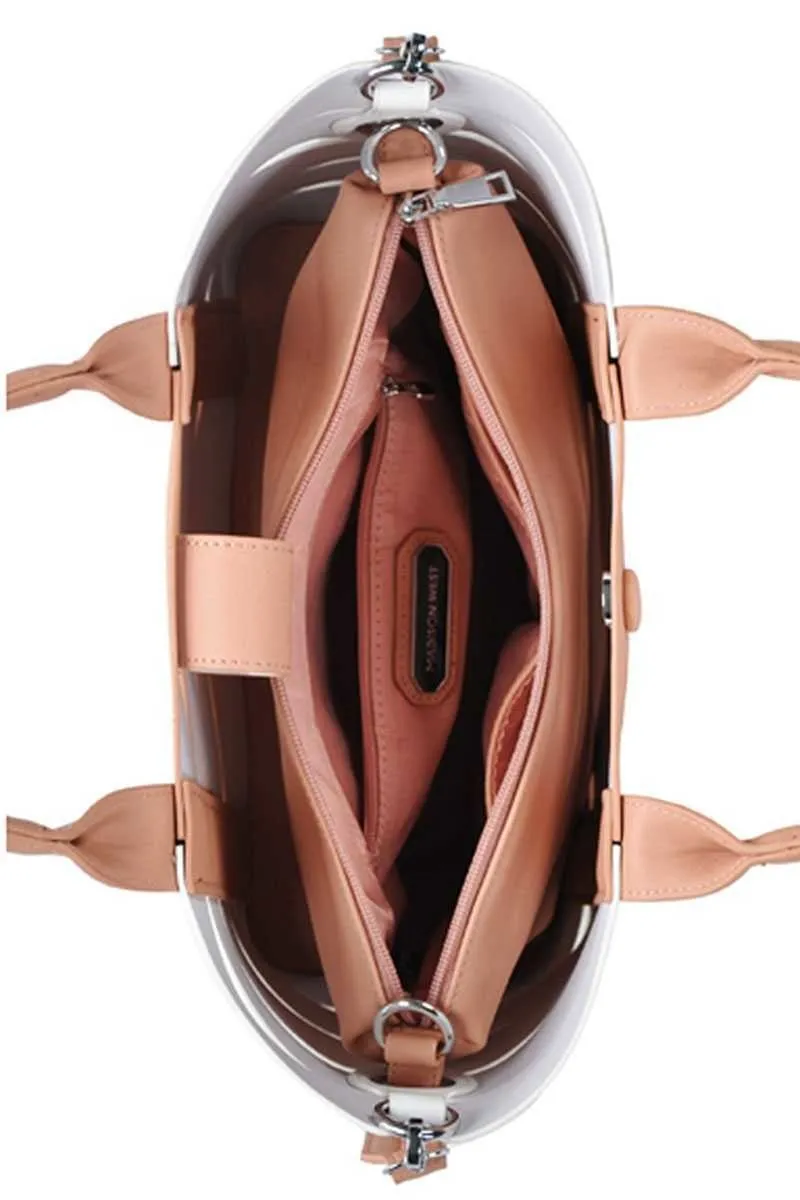 CUT-OUT BUCKET BAG