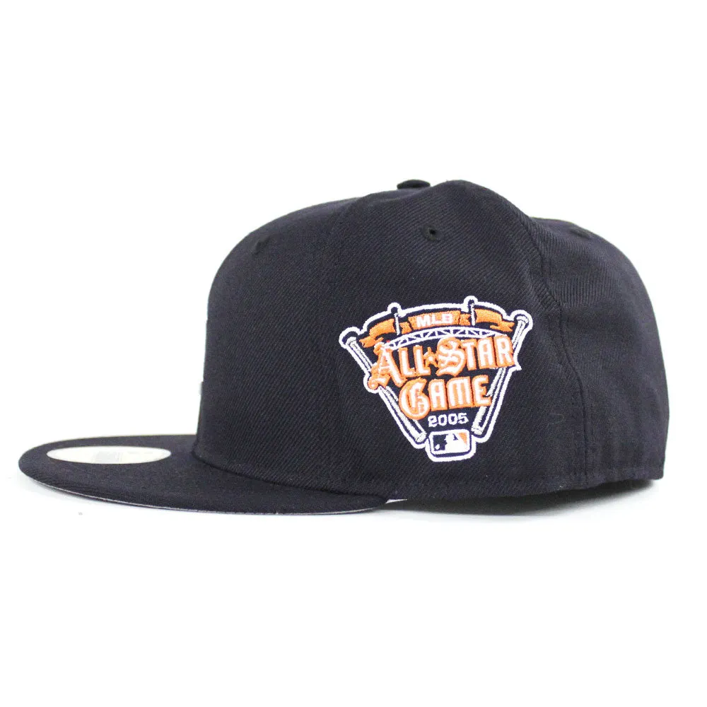 Detroit Tigers 2005 All Star Game New Era 59Fifty Fitted Hat (Navy Gray Under Brim)