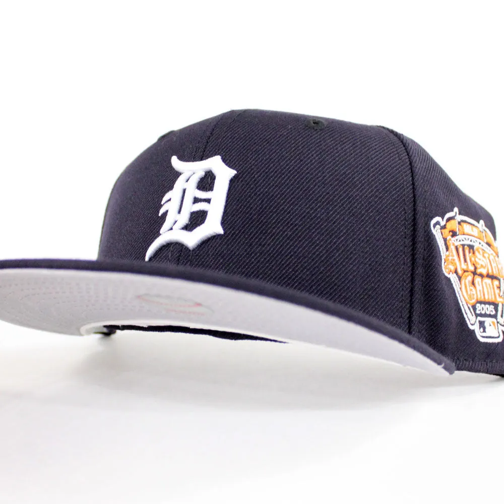 Detroit Tigers 2005 All Star Game New Era 59Fifty Fitted Hat (Navy Gray Under Brim)