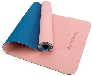 Devonlosky Yoga Mat, Non-slip Eco Friendly Exercise Yoga Mat for Men and Women, 1/4-Inch Thick High Density Pro Mat with Carrying Strap for Yoga Pilates and Fitness Exercise
