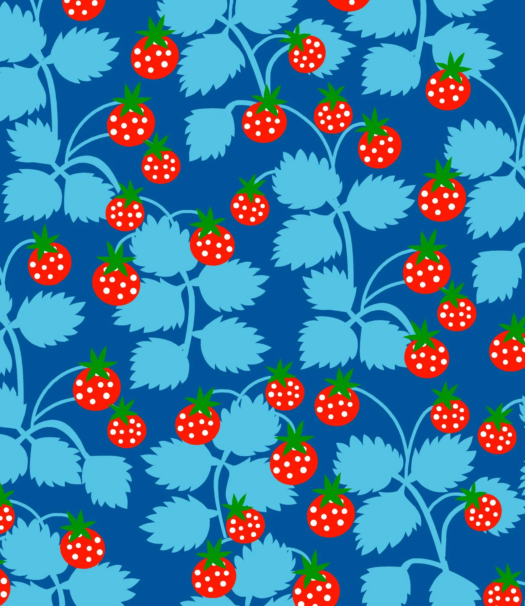 DUNS Sweden Strawberry Bonnet - Blue