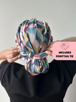 DuoStyle Scrub Hat - Abstract Leaves