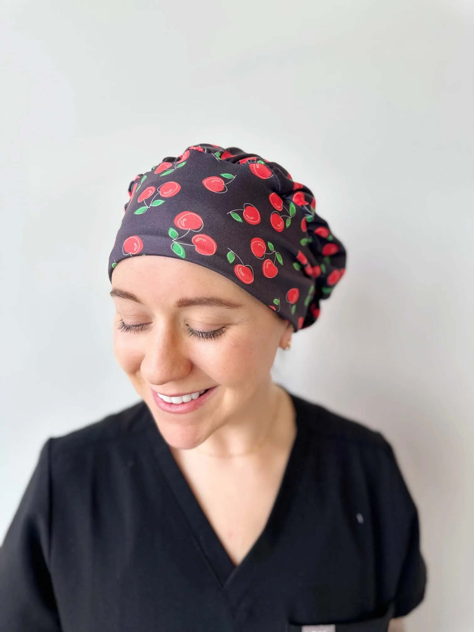DuoStyle Scrub Hat - Cherries